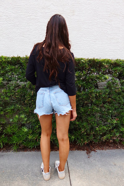 Just So Basic V-Neck Top