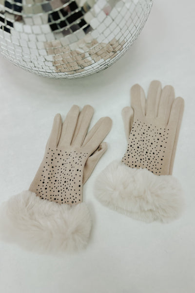 So Posh Faux Fur Gloves
