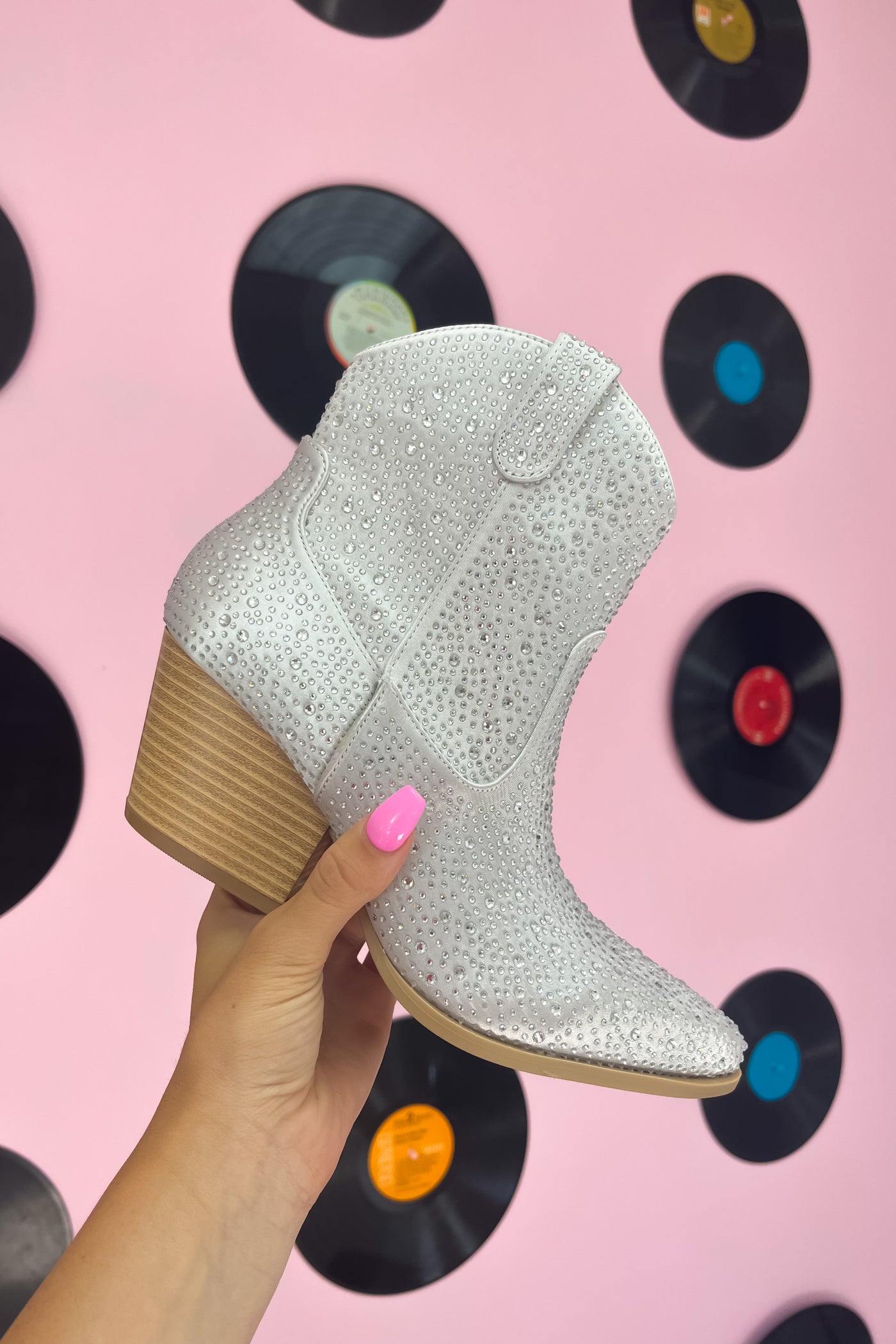 Kicking It Up A Notch Rhinestone Booties
