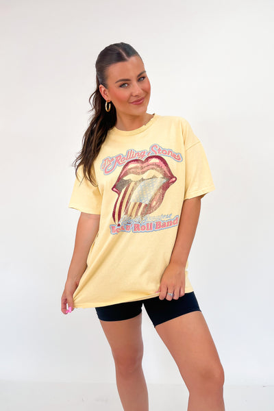 LivyLu Rolling Stones World's Greatest Distressed Tee
