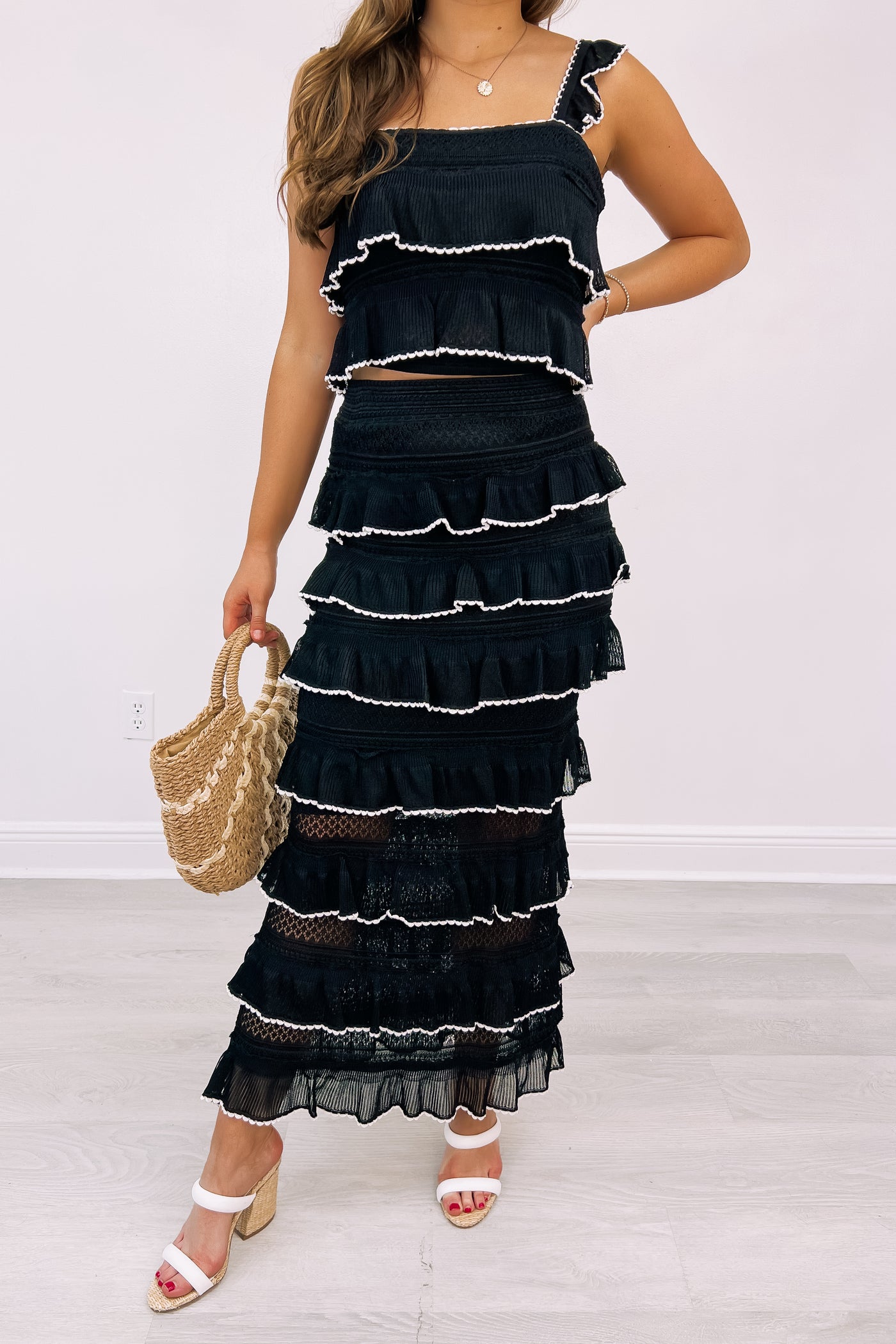 In Paradise Ruffled Two-Piece Set