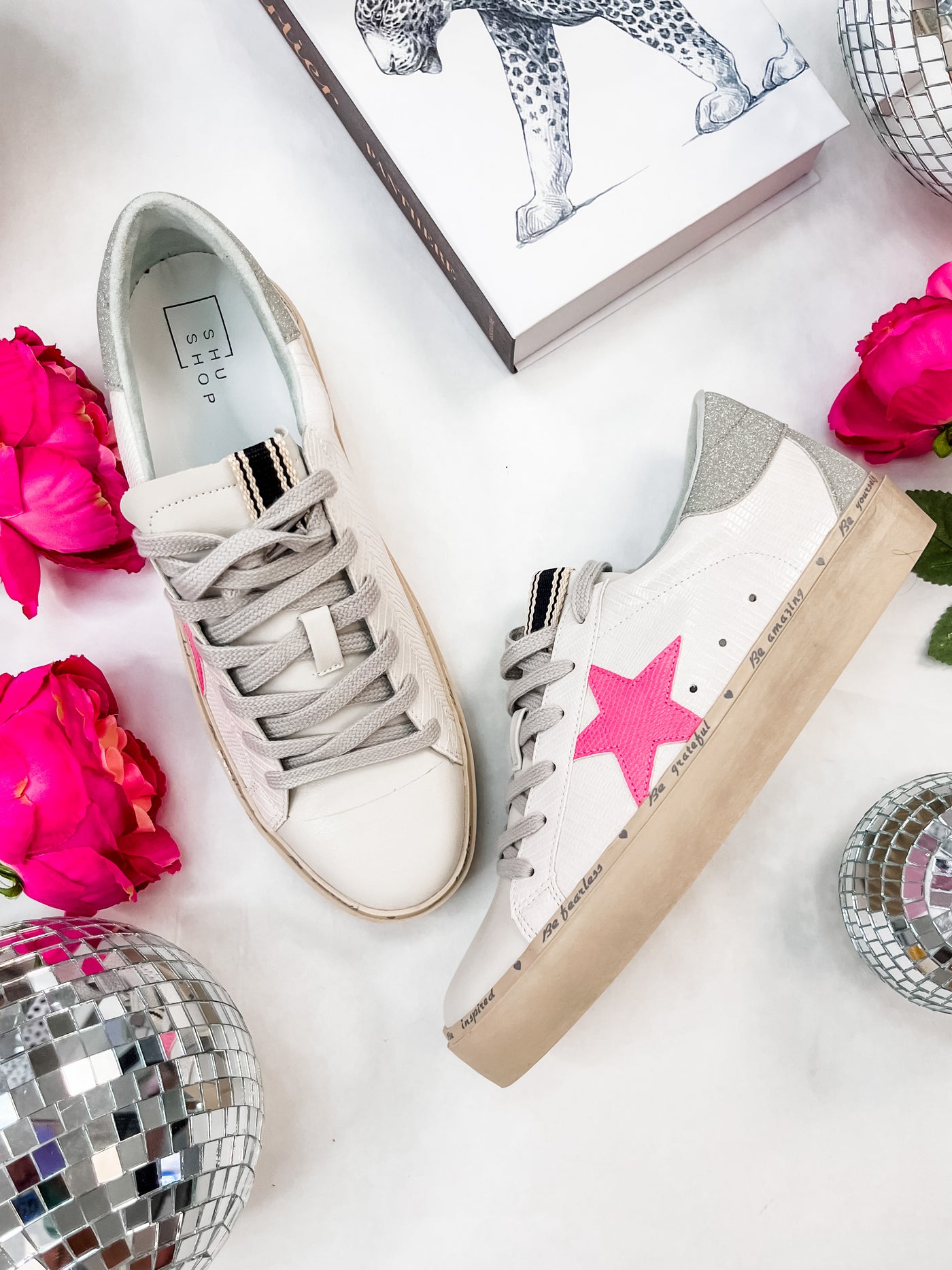 A Stellar Weekend Embellished Star Sneakers