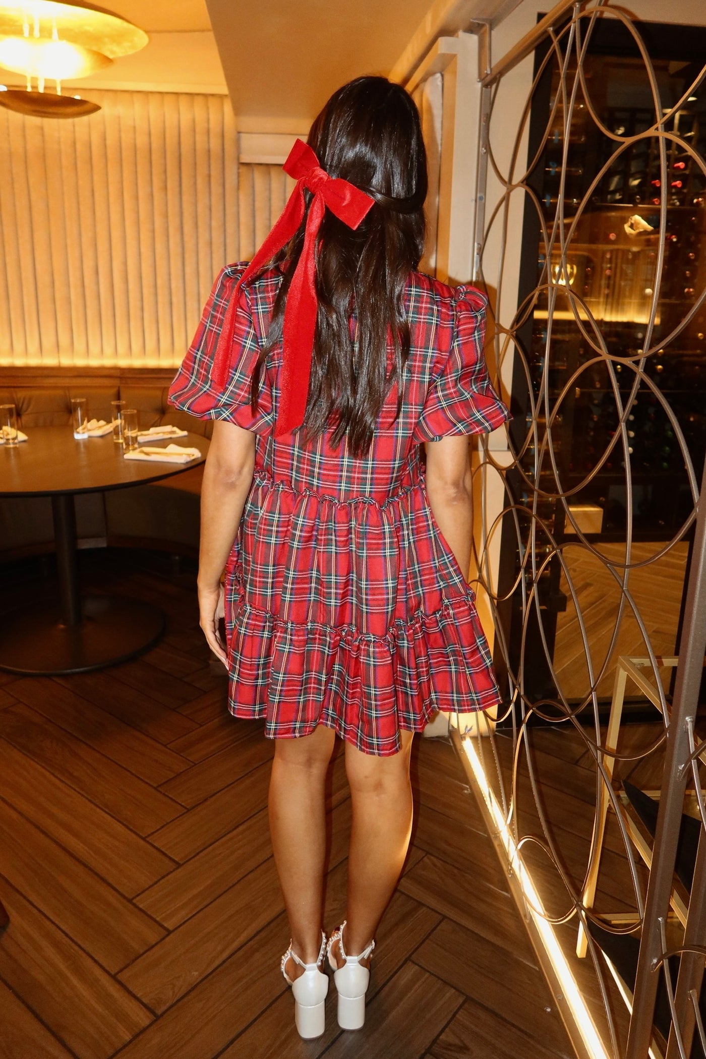 Sugar And Spice Plaid Mini Dress