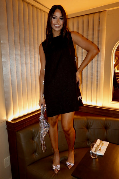 Especially Fabulous Bow Mini Dress