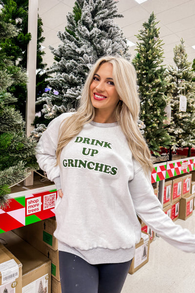 Drink Up Grinches Inverted Sweatshirt