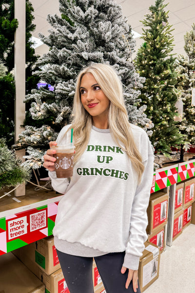 Drink Up Grinches Inverted Sweatshirt