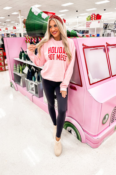 Holiday Hot Mess Graphic Pullover