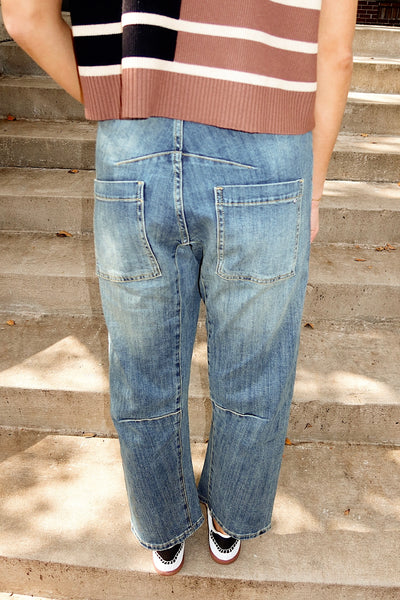 What A Rush Barrel Jeans