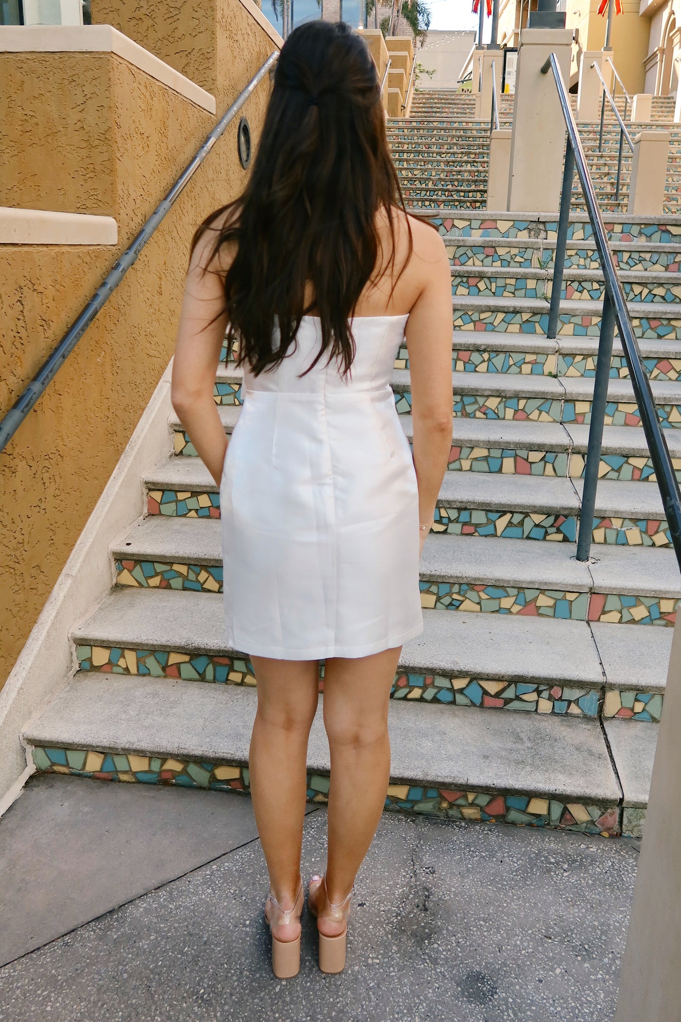 Dedicated To Glamour Strapless Mini Dress