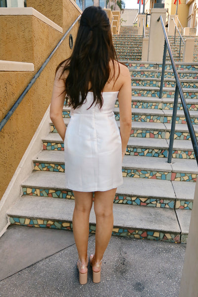 Dedicated To Glamour Strapless Mini Dress