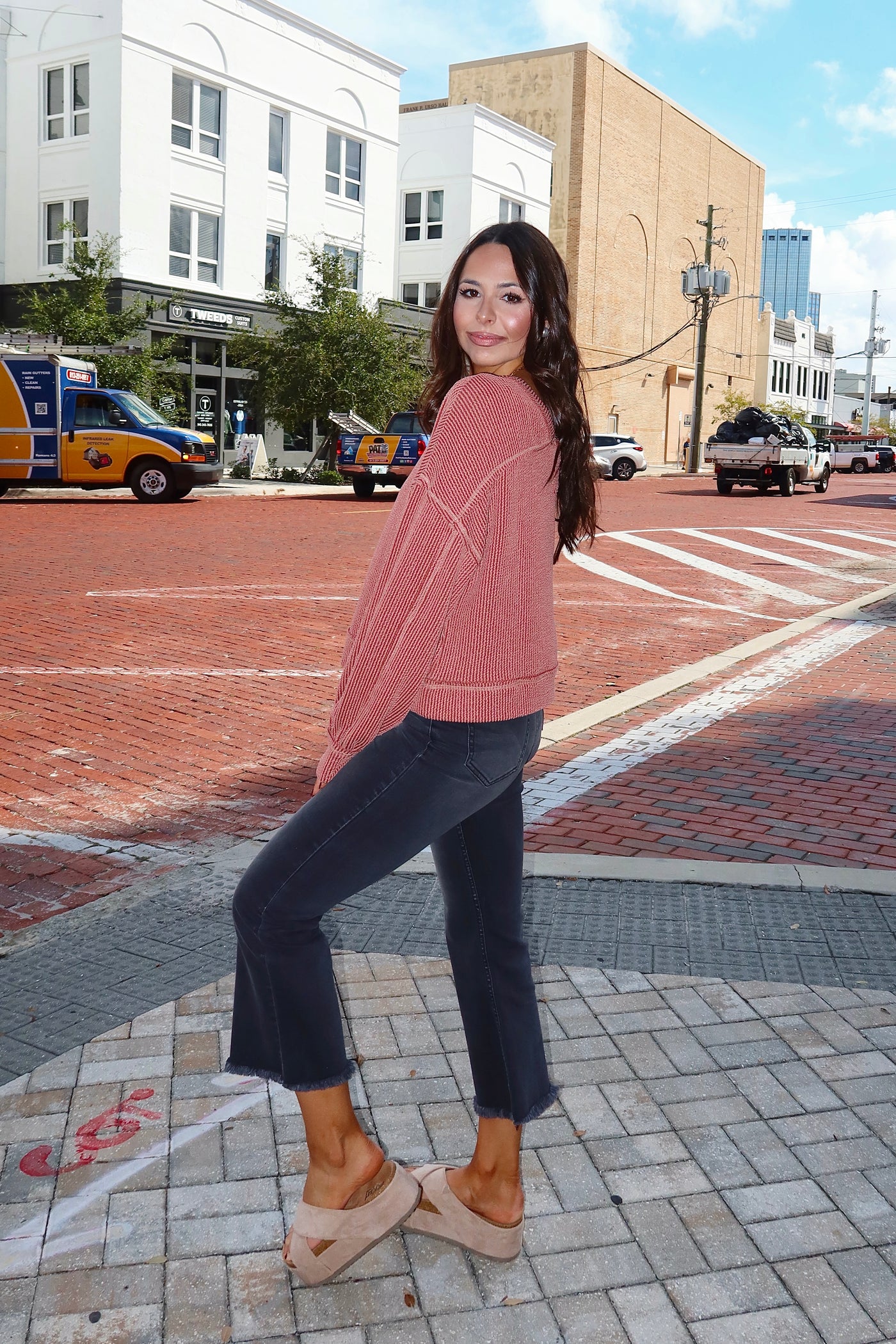 A Little Unpredictable Ribbed Top