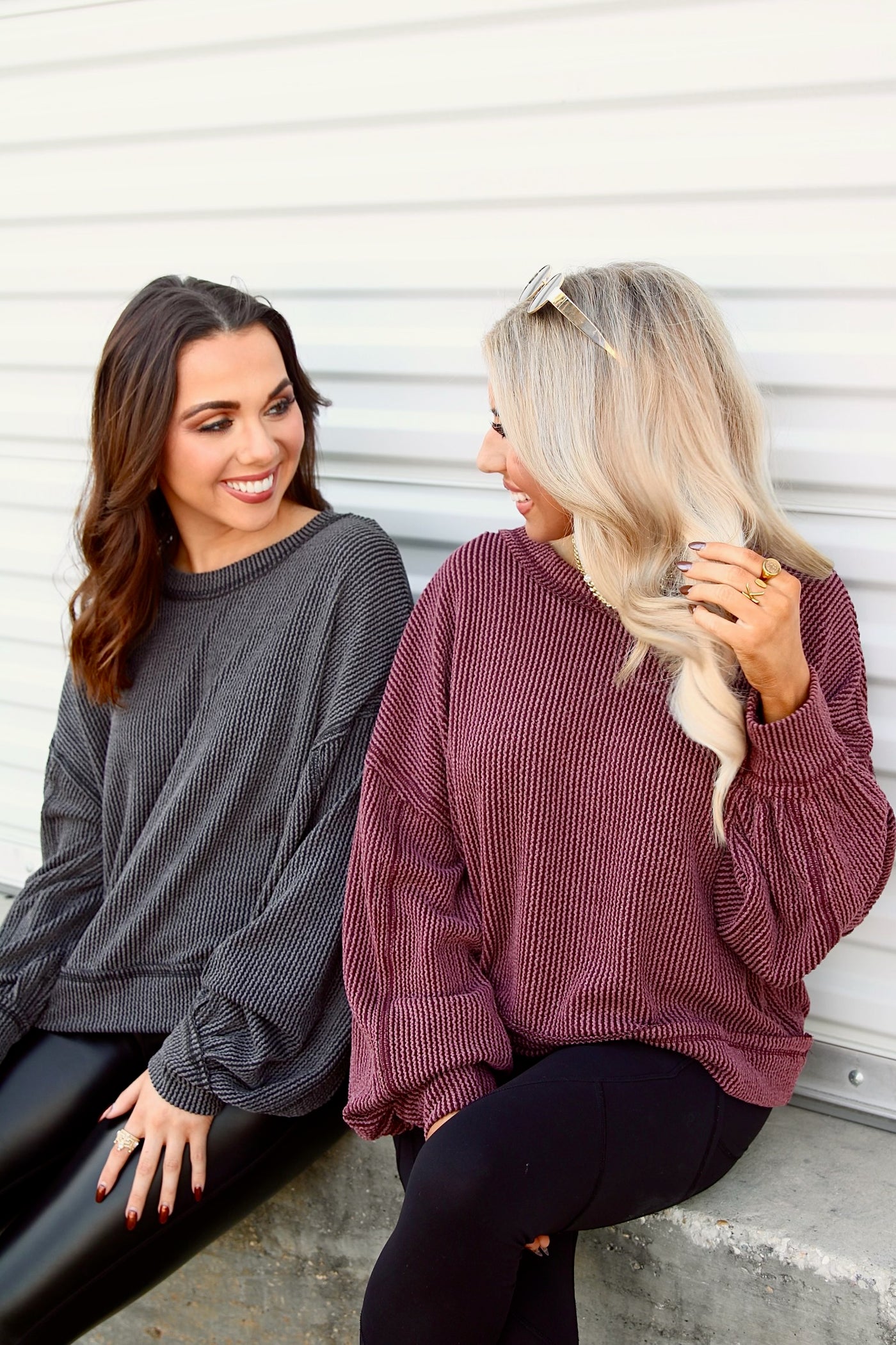 A Little Unpredictable Ribbed Top