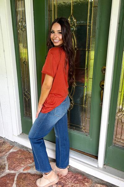 Pumpkin Everything Graphic Top
