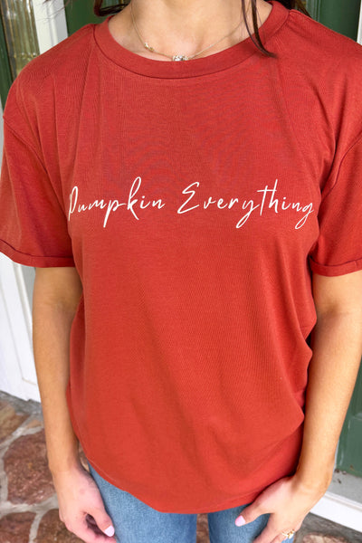 Pumpkin Everything Graphic Top