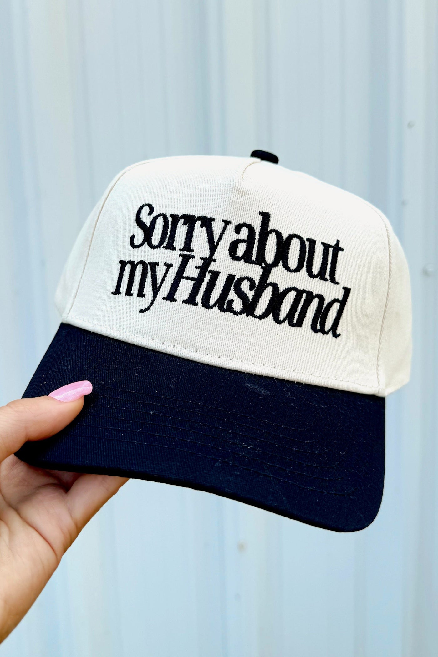 RESTOCK "Sorry About My Husband" Trucker Hat