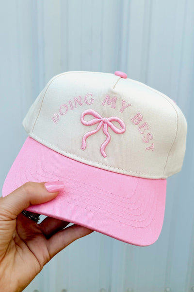 RESTOCK: "DOING MY BEST" Vintage Trucker Hat