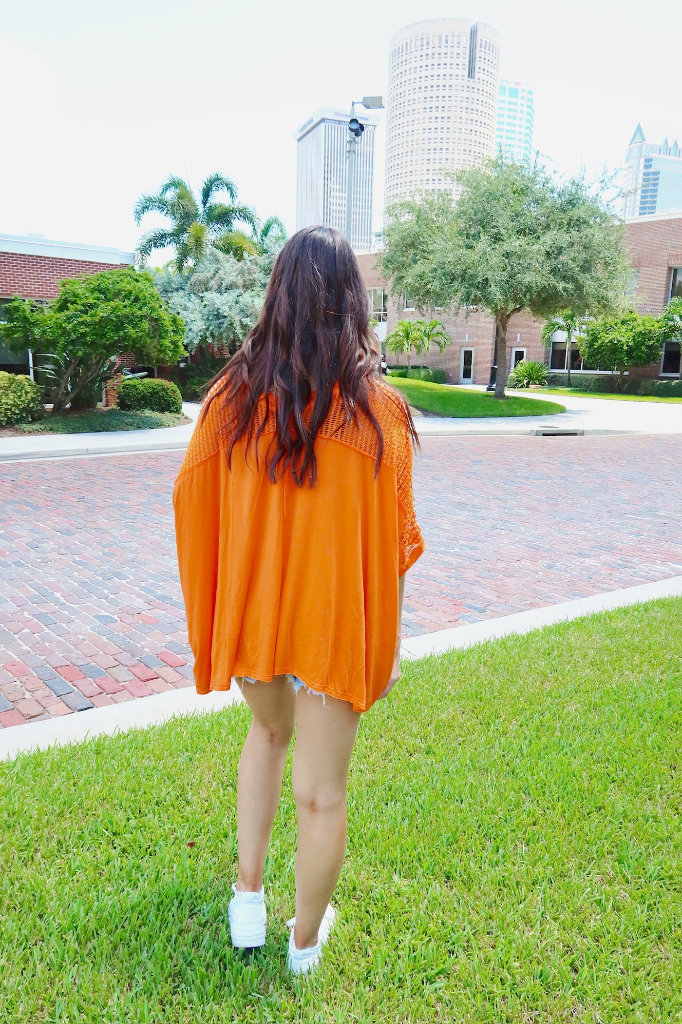 Cheerful Charm Oversized Top