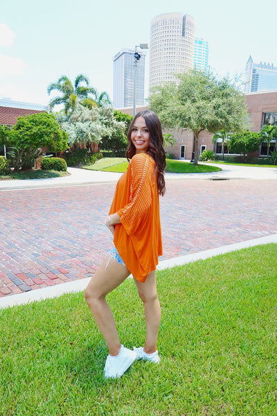 Cheerful Charm Oversized Top
