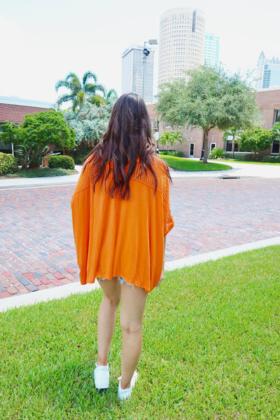 Cheerful Charm Oversized Top