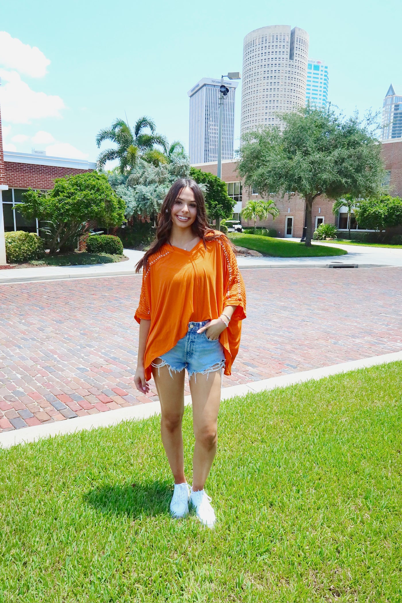Cheerful Charm Oversized Top