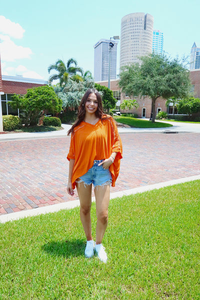Cheerful Charm Oversized Top