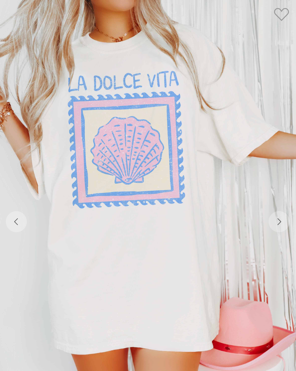 La Dolce Vita Graphic Top