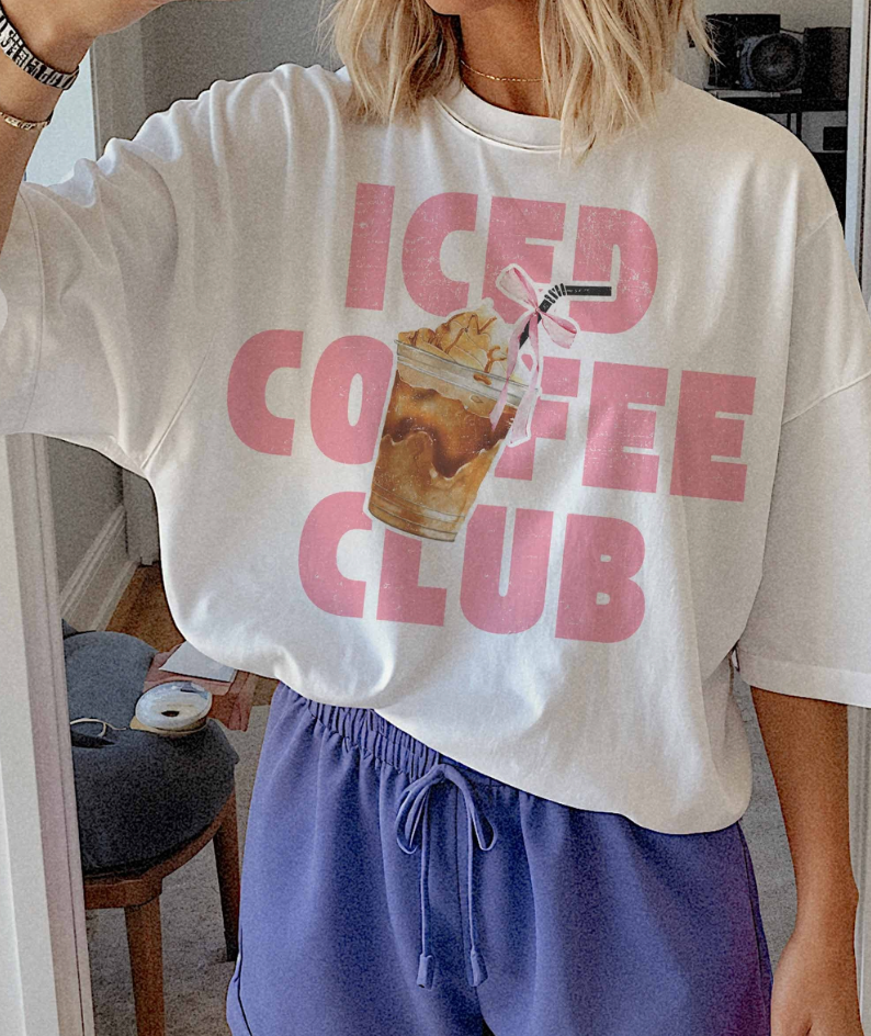 Iced Coffee Club Graphic Top