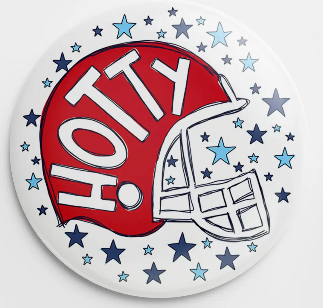 Hotty Helmet Button