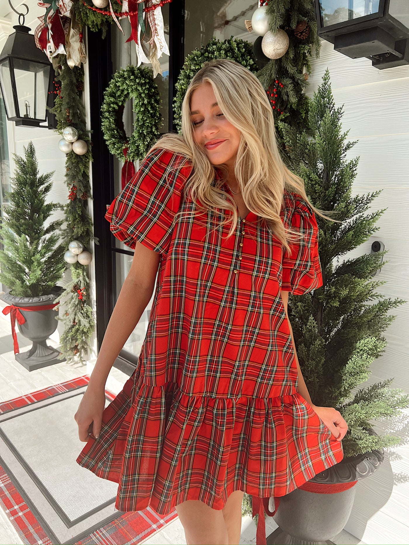 It's A Fairytale Plaid Dress