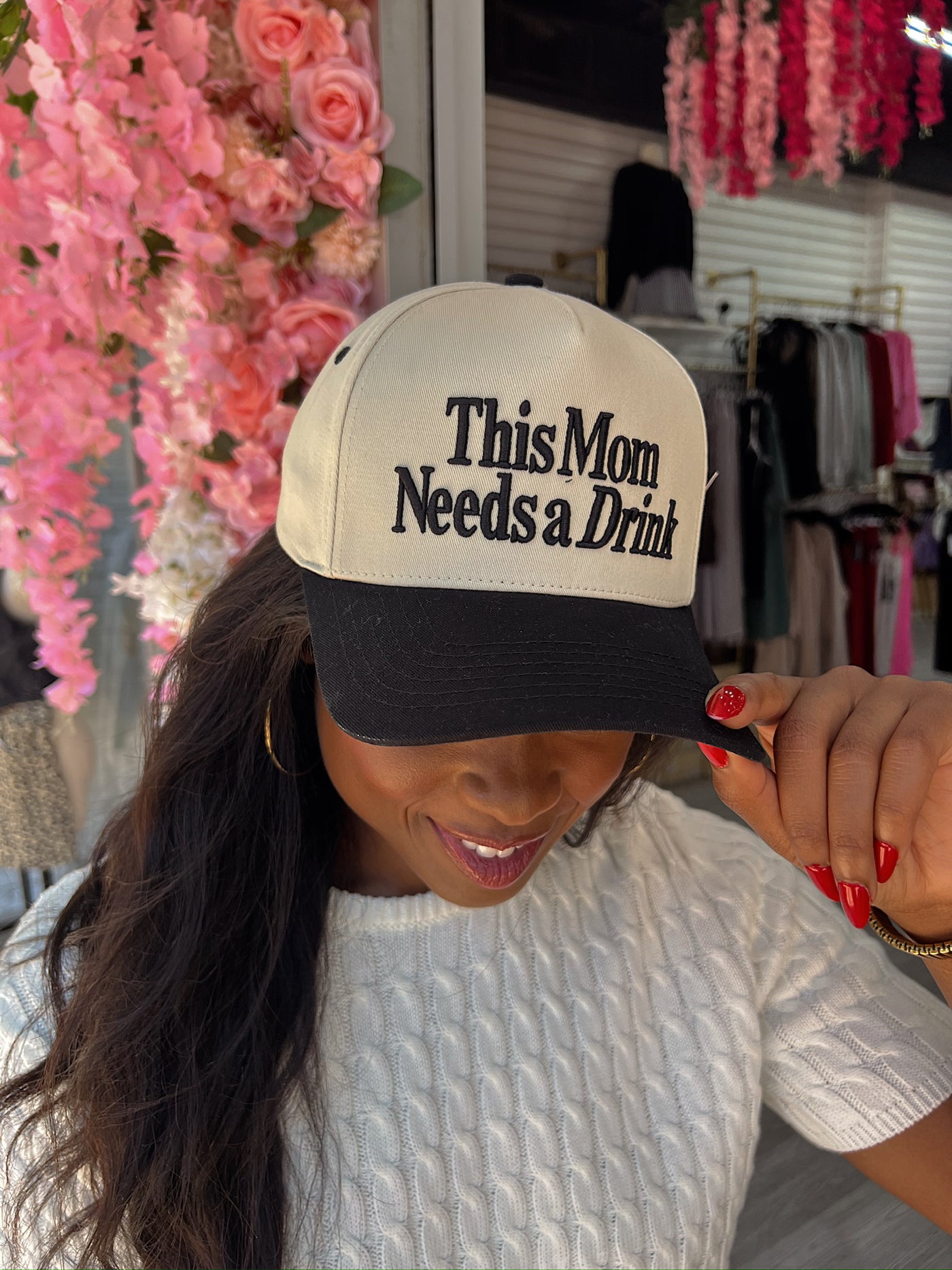 This Mom Needs A Drink Trucker Hat