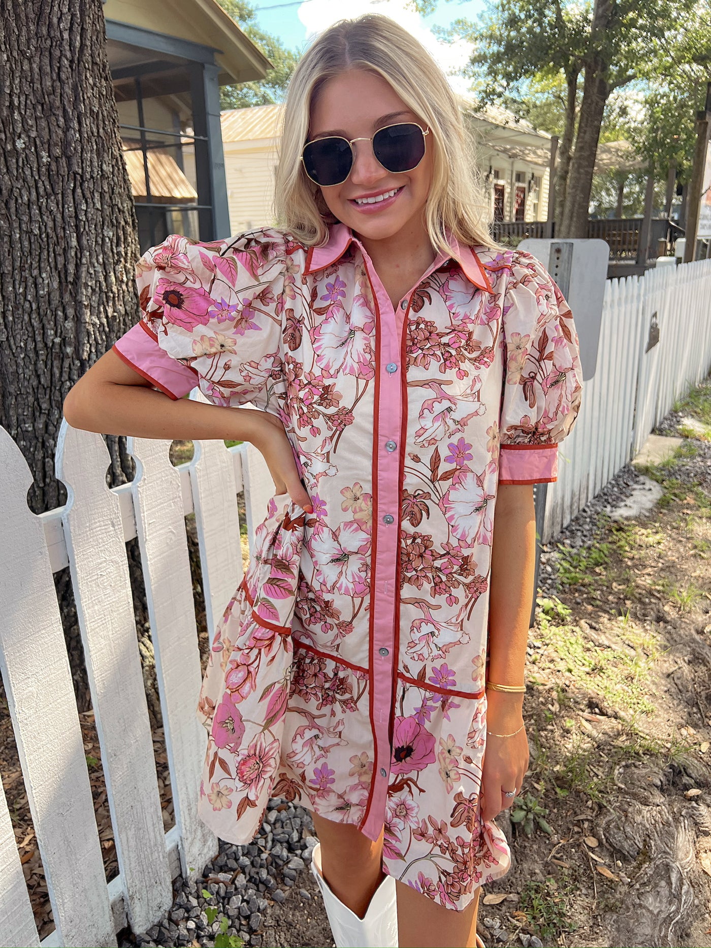 Holding Wildflowers Floral Dress