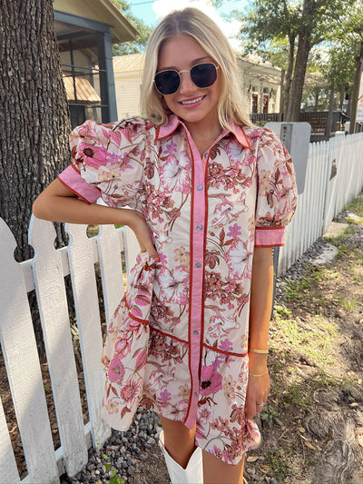 Holding Wildflowers Floral Dress