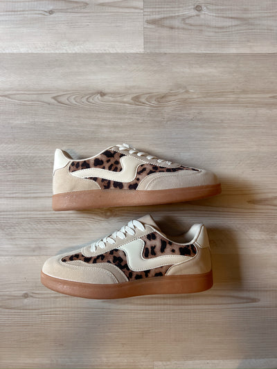 Don't Catch Me Leopard Sneakers