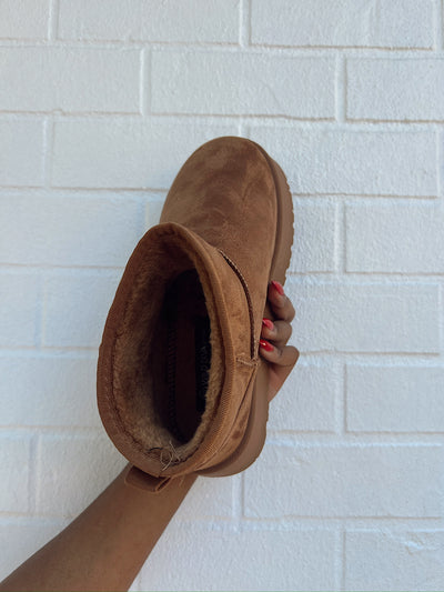 Wherever I Go Platform Ankle Booties