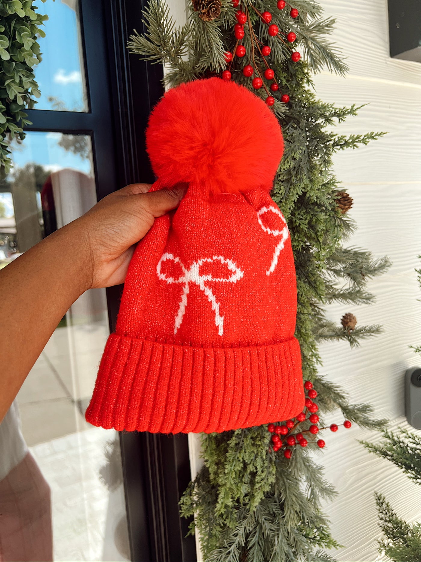 Cute Reputation Ribbon Beanie