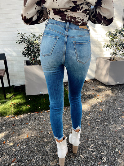 Inner Calm Mid Rise Skinny Jeans