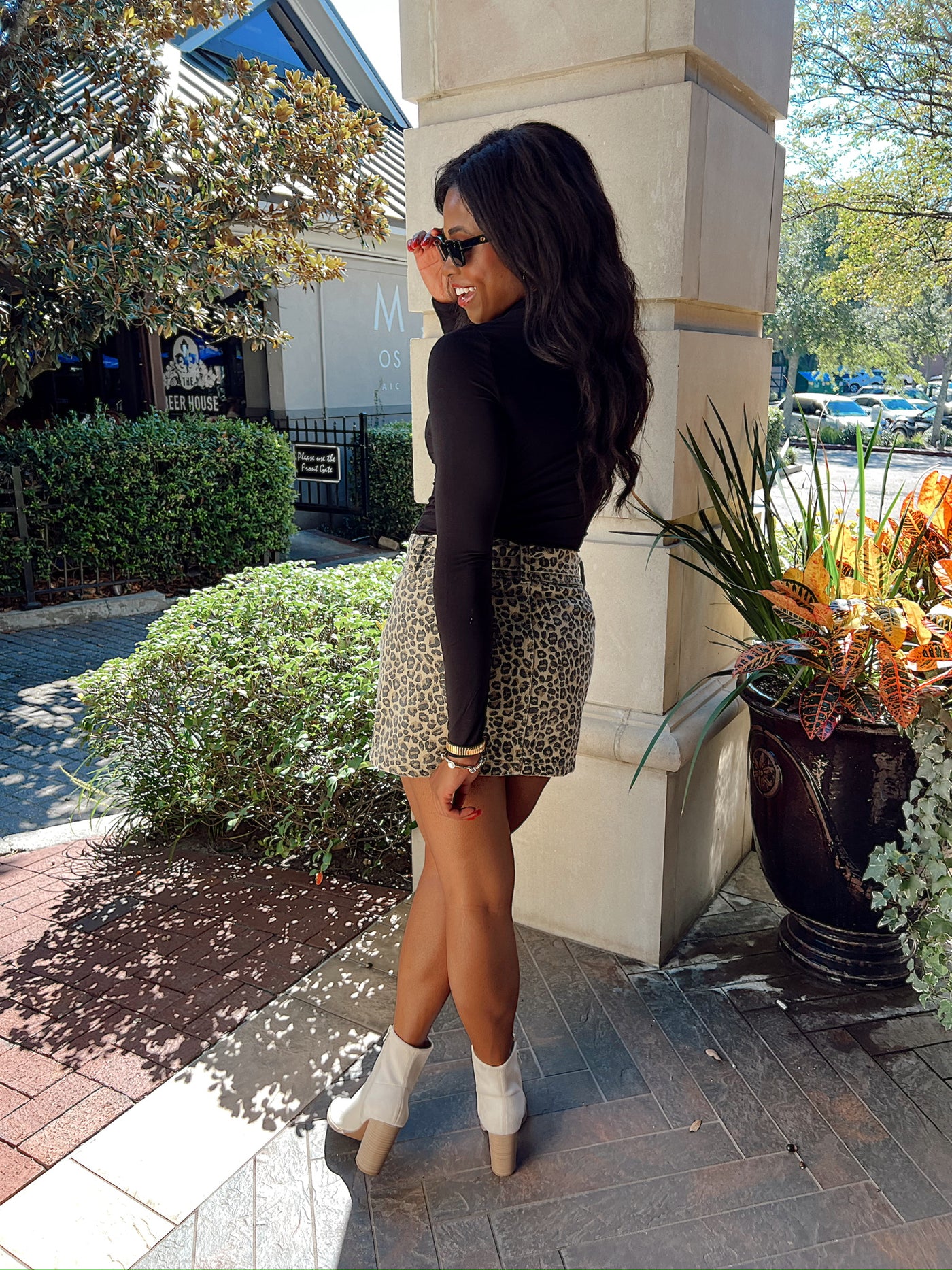 Causing Trouble Leopard Mini Skirt