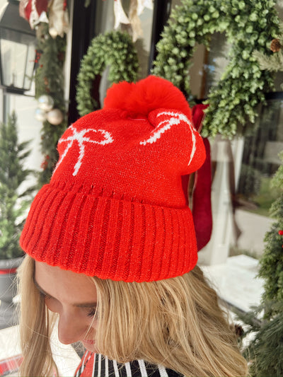 Cute Reputation Ribbon Beanie