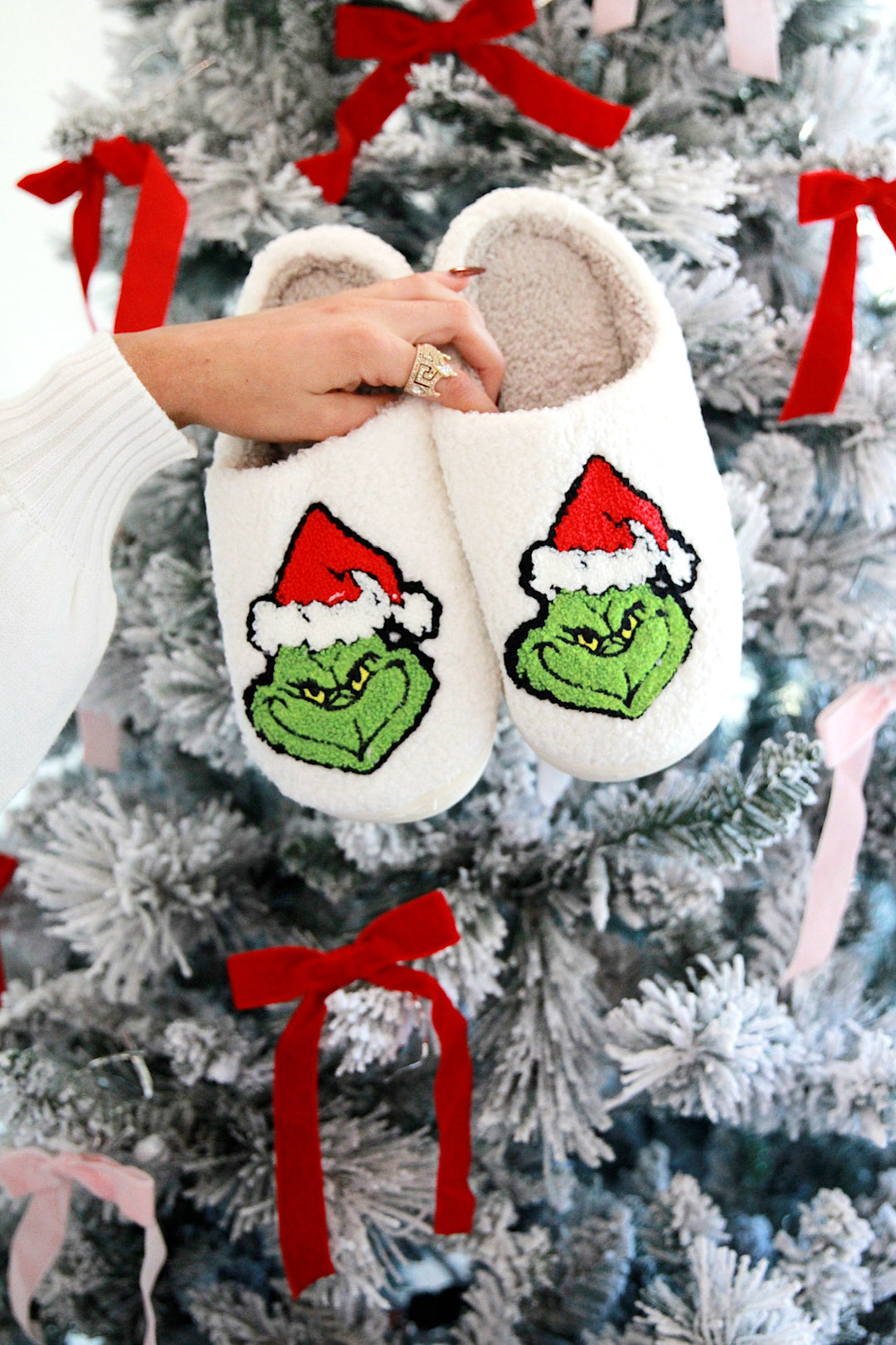 Grinch christmas slippers deals