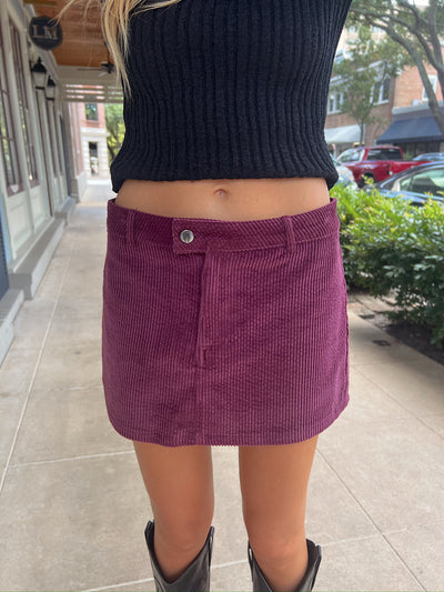 Mischief Behavior Corduroy Skort