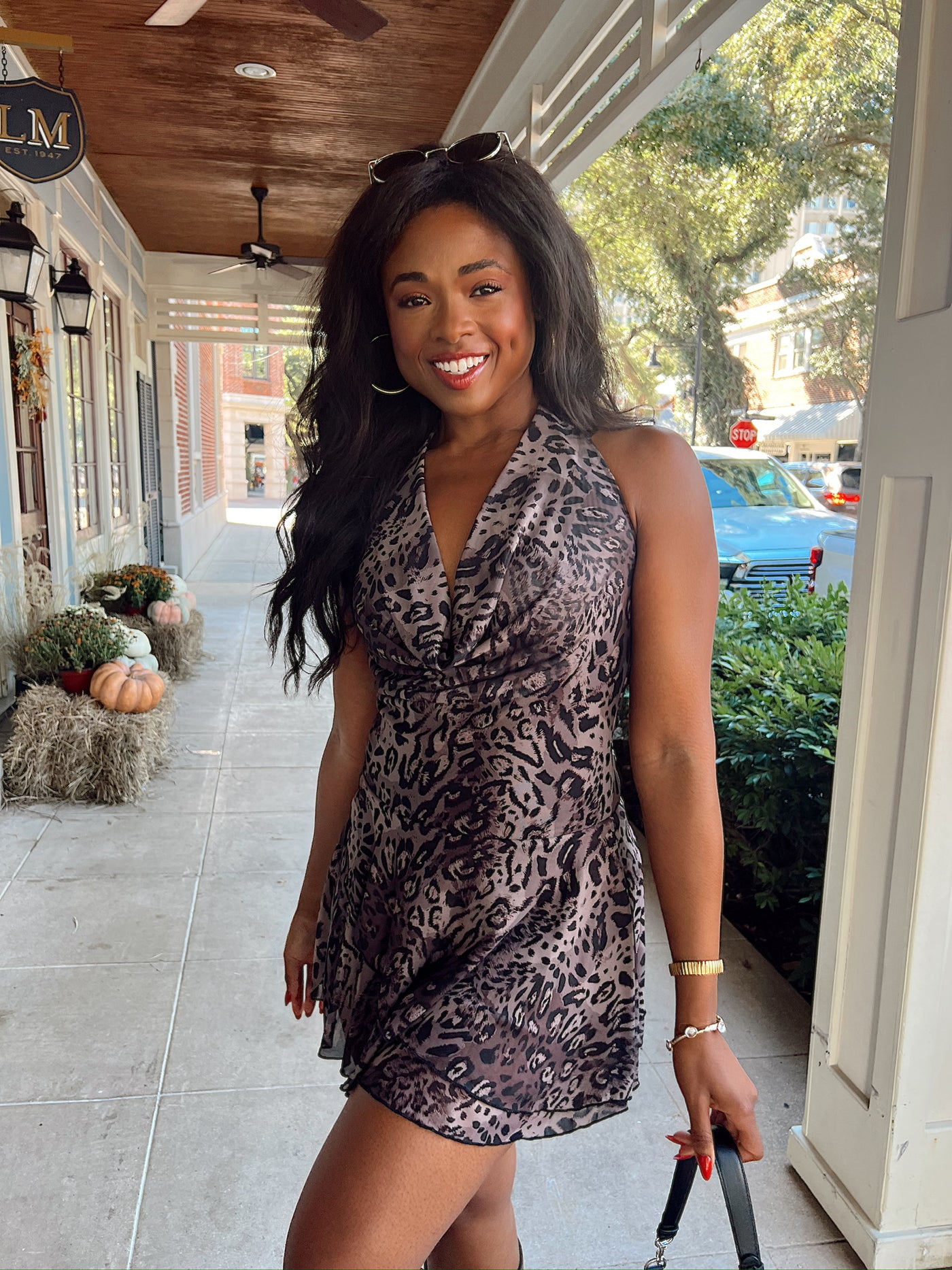 Mystical Magical Leopard Mini Dress