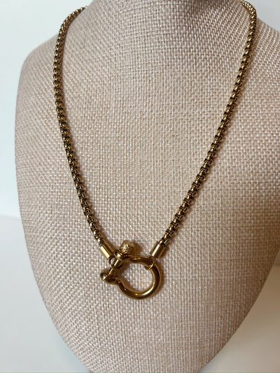Buckle Up Cowgirl Necklace