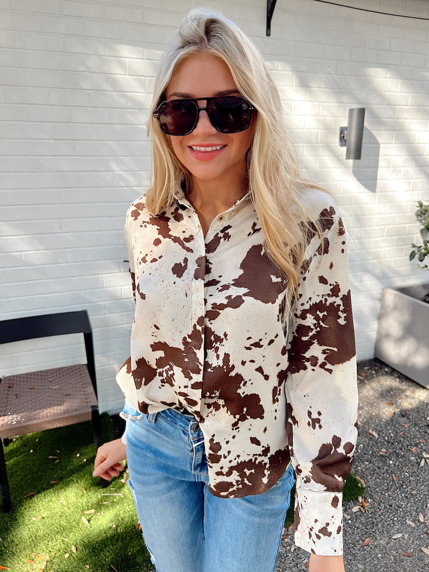 Rodeo Babe Collared Top