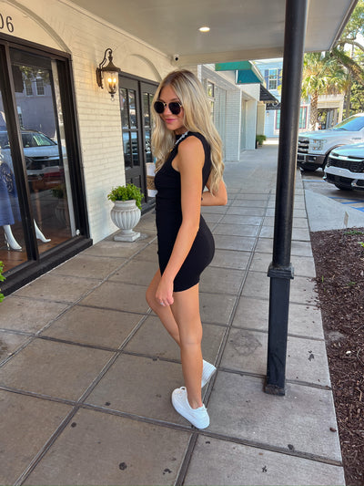 Moving Quickly Mini Dress