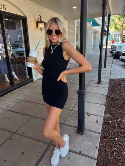 Moving Quickly Mini Dress