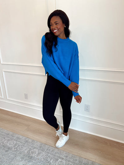 True Friend Cropped Sweater Top