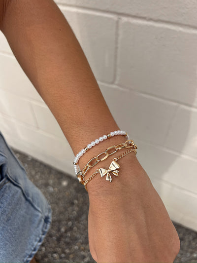 RESTOCK: Glamorous Ideal Link Trio Bracelet