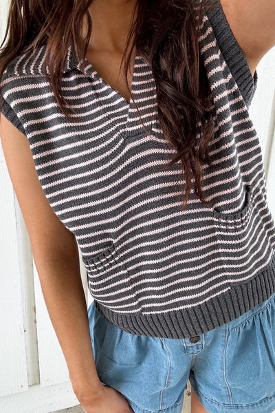 Seasonal Sophistication Sleeveless Sweater