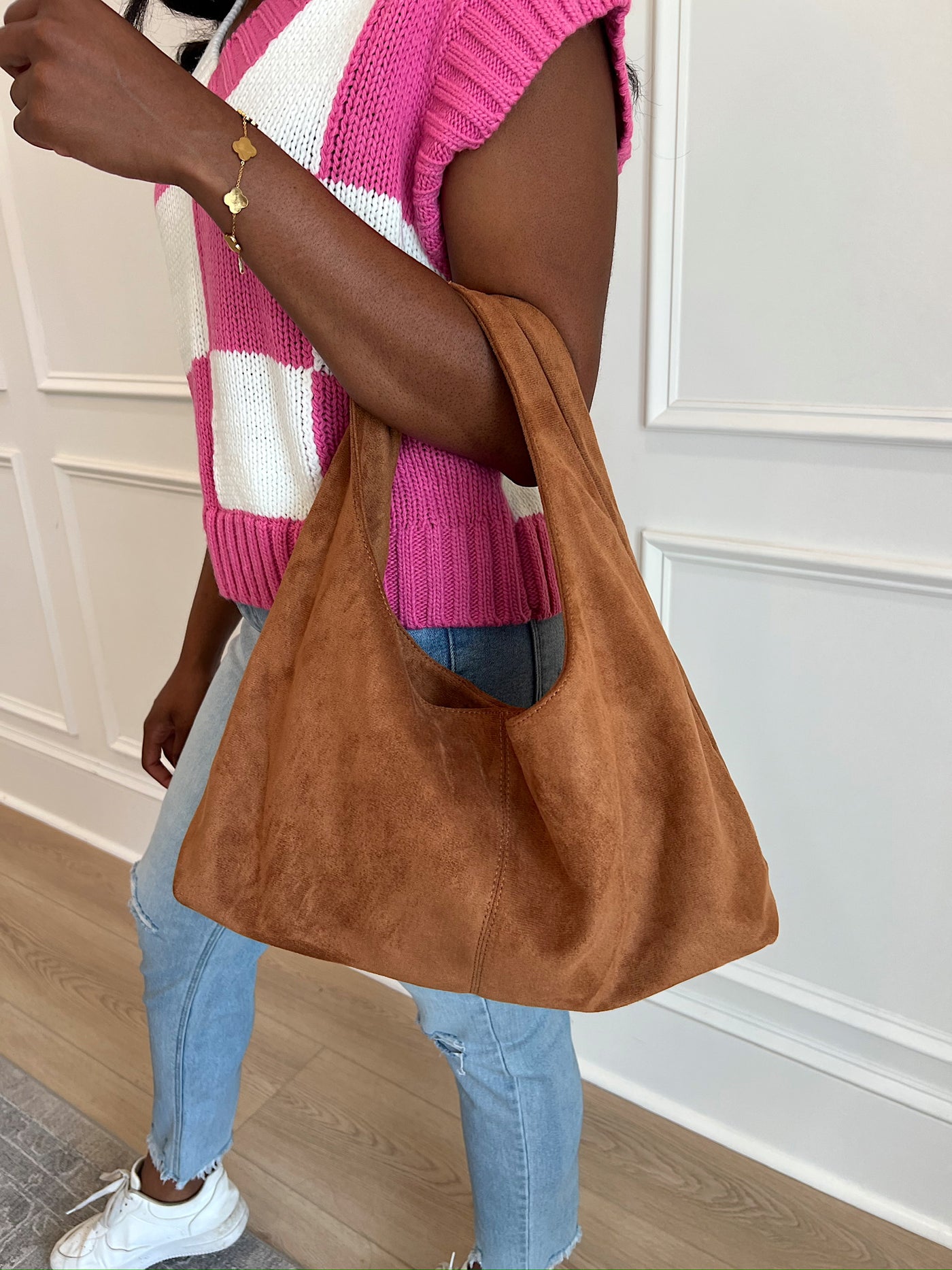 Up And Running Hobo Shoulder Bag
