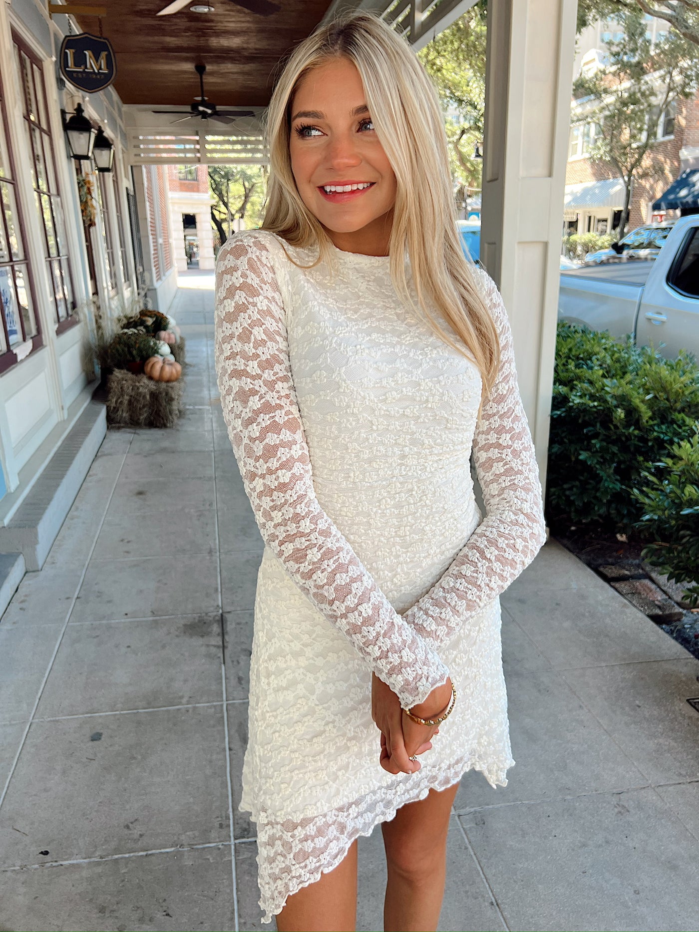 Range Romance Textured Dress